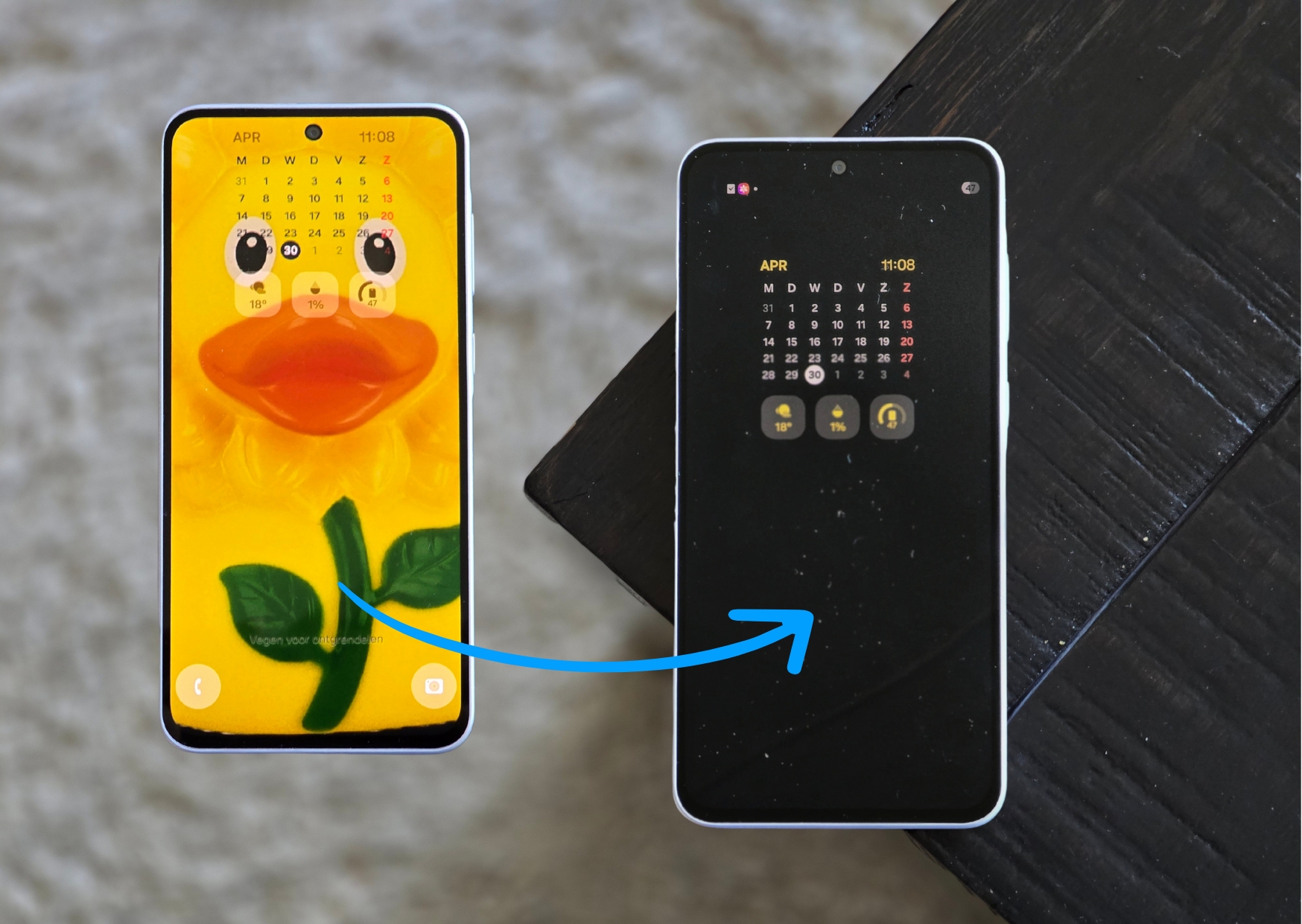 Samsung instellen als nachtelijke klok: zo doe je dat
