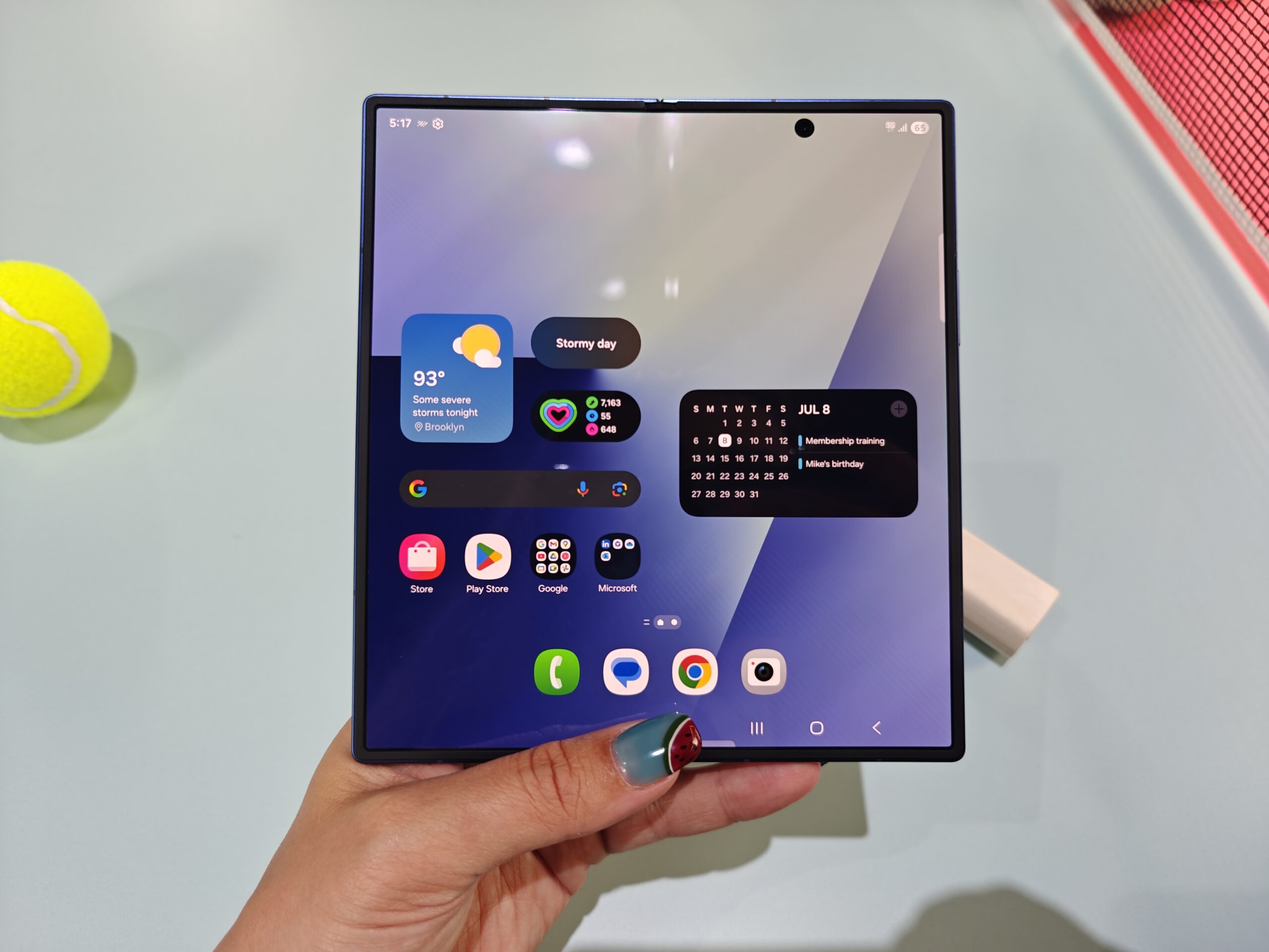Zo vaak kan Samsung Galaxy Z Fold 7 worden gevouwen