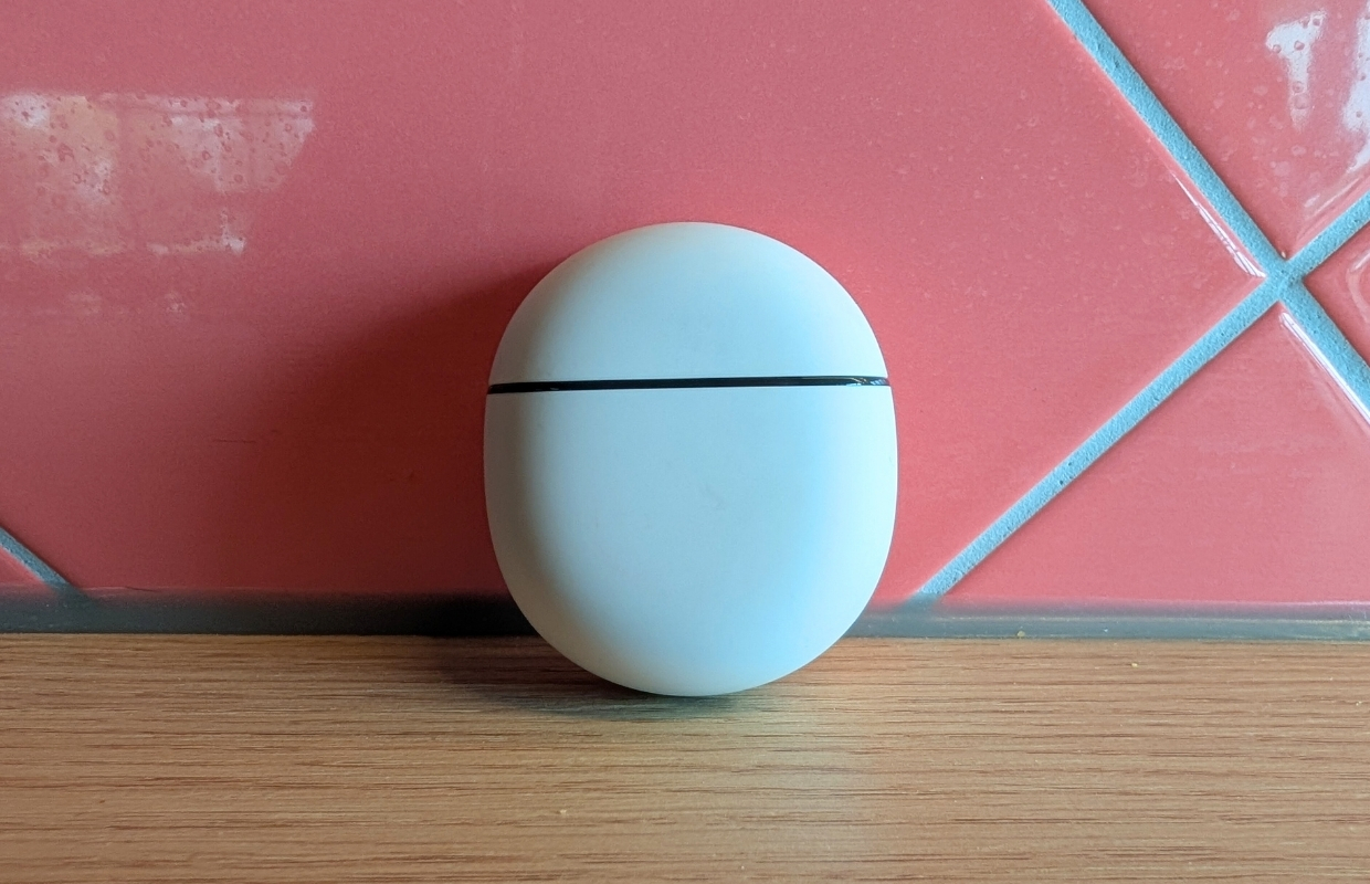 pixel buds 2a roze muur