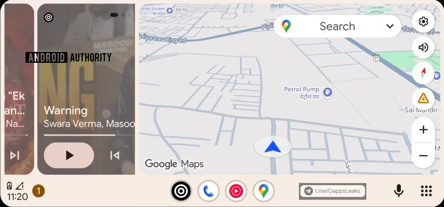 Nieuwe kaarten in Android Auto