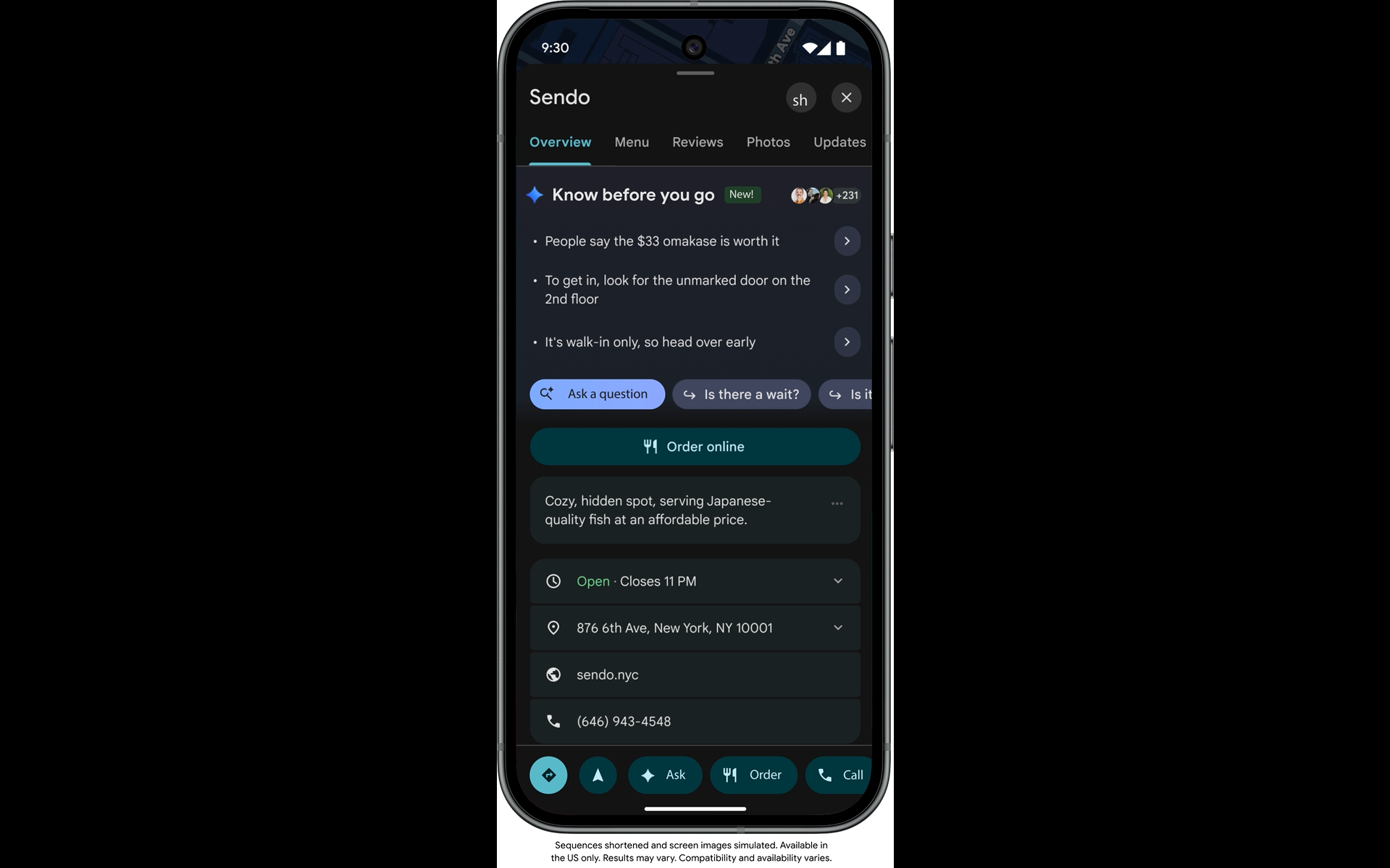 Know before you go google gemini maps