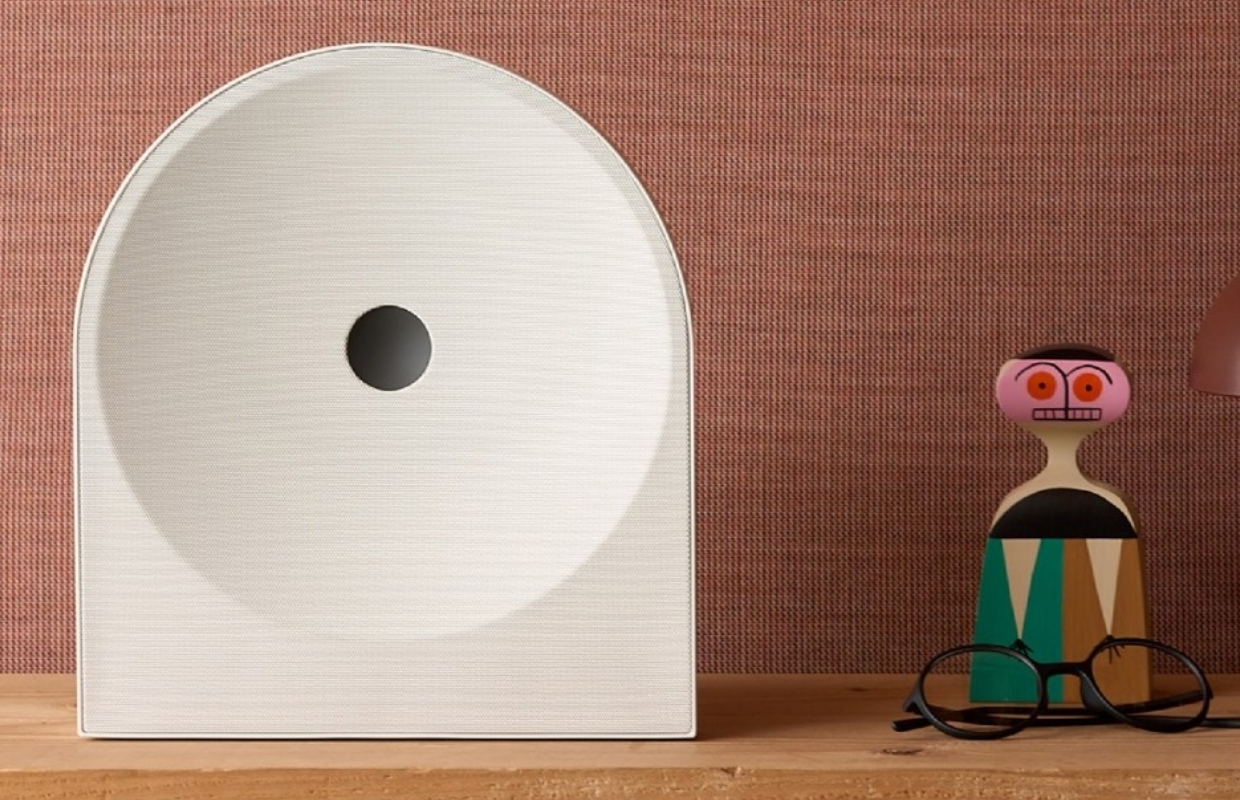 Samsungs nieuwe audio-product lijkt op een fluisterschotel