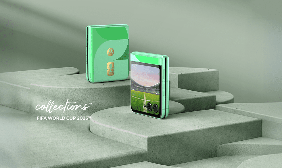 Motorola onthult gifgroene Razr 60 voor het WK in Noord-Amerika