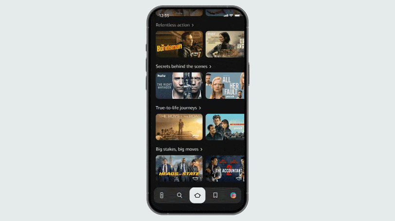 Vernieuwe amazon fire tv app