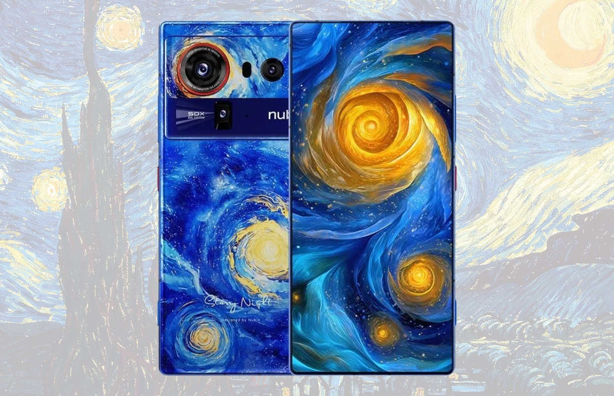 Deze nieuwe Android-smartphone ziet eruit als de Sterrennacht