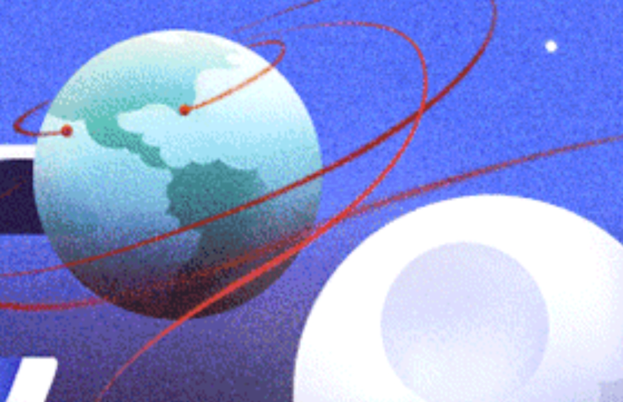 Google viert NASA’s Artemis II-maanmissie met retro-Doodle