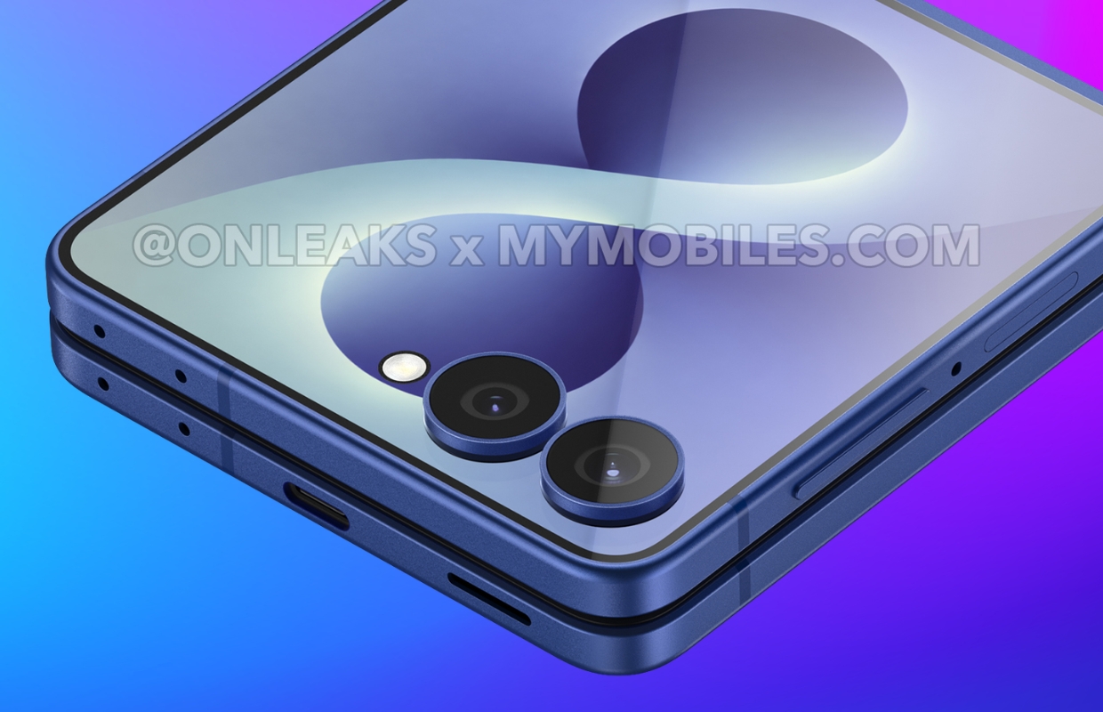 Nieuw beeld van Samsung Galaxy Z Flip 8 is hier met nieuw scharnier