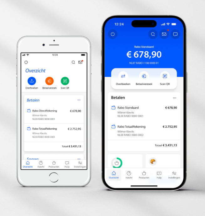 De Rabobank-app wordt vernieuwd en dit staat je te wachten