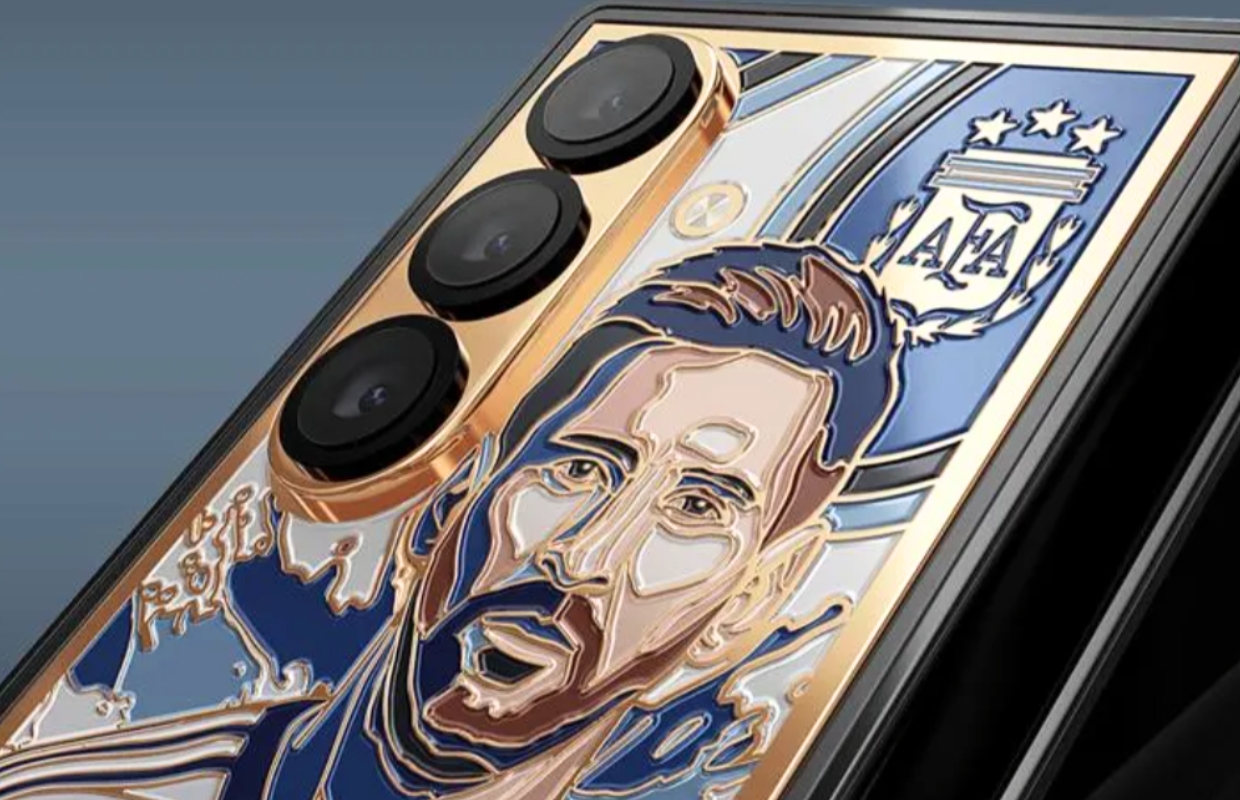 Deze Lionel Messi-telefoon is stiekem de Samsung Galaxy Z Fold 8 Ultra