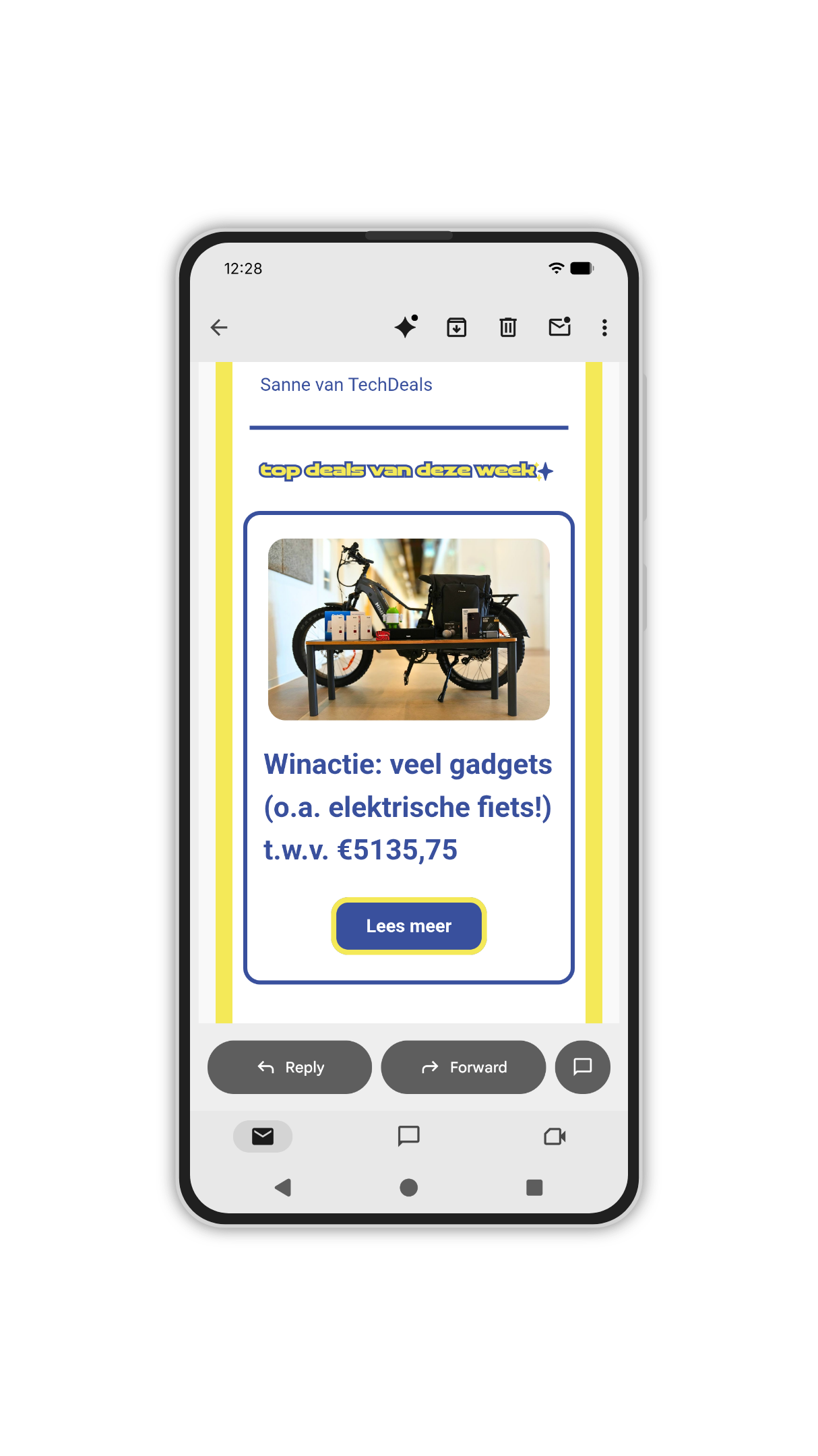 techdeals nieuwsbrief